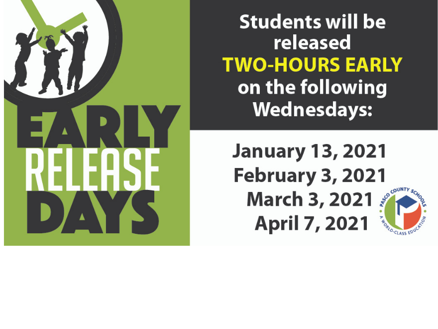 Students will release @ 1:08 pm